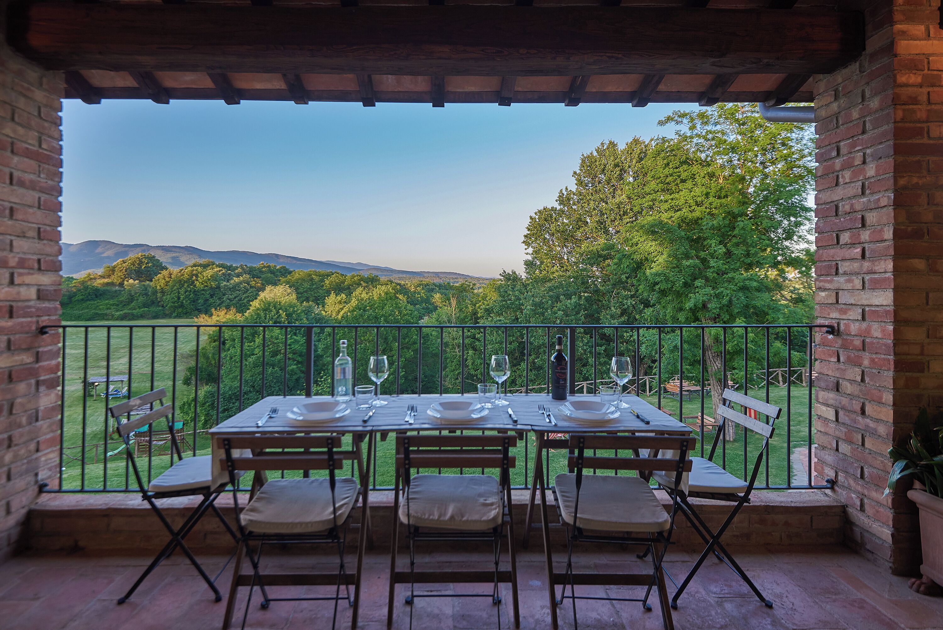 Blick auf den Garten