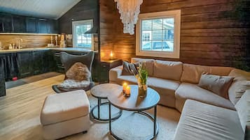 TV connectée, cheminée