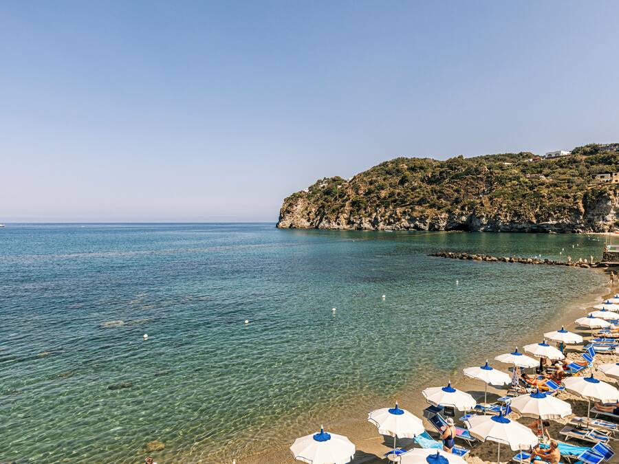 Privat strand i nærheten