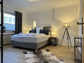 Condo | Desk, laptop workspace, iron/ironing board, free WiFi