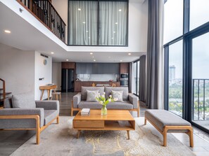 Living area - 2 bedrooms apartment (Hà Nội)