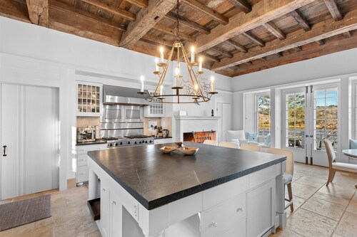 Luxurious Rockport Harbor Oceanfront Home With Private Sandy Beach and Dock