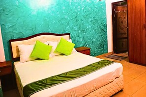 デラックス ダブルルーム | エジプト綿のシーツ、高級寝具、羽毛の掛け布団、低反発ベッド