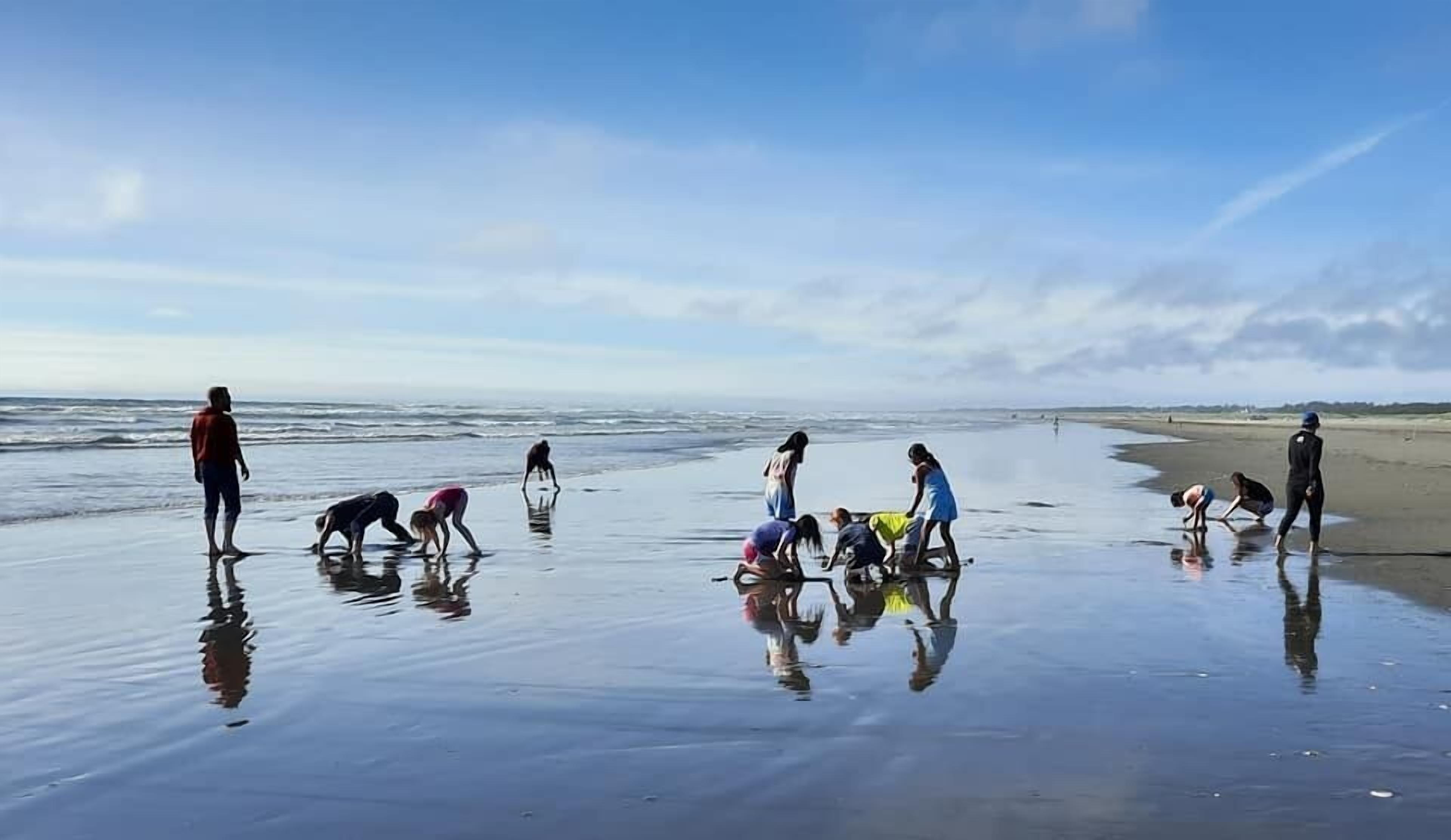 Una spiaggia nelle vicinanze