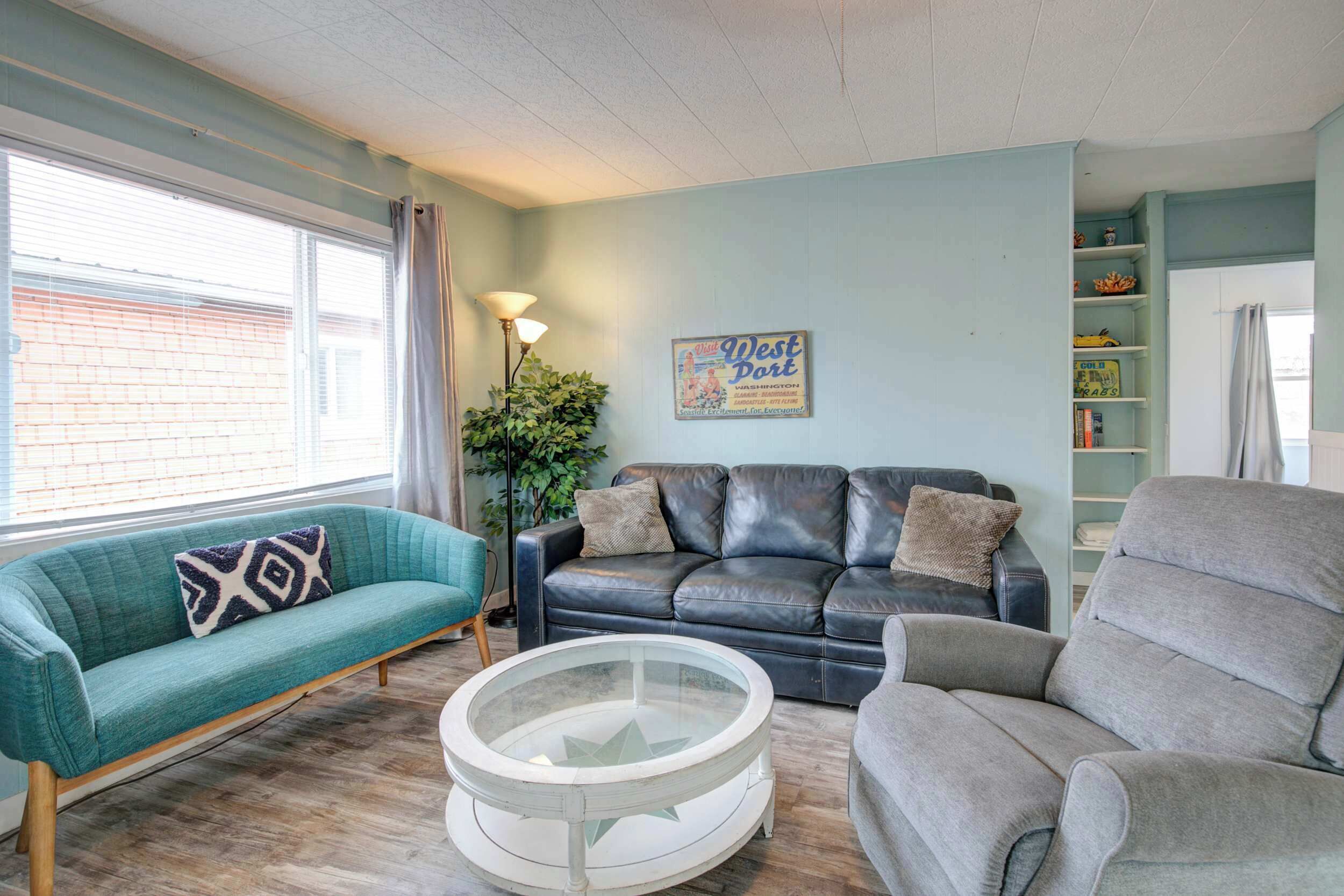 TV, fireplace, table football