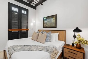 2 bedrooms, iron/ironing board, travel crib, WiFi