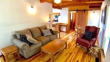 TV, fireplace, DVD player