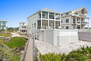 Exterior - Golden Hour- Gulf front, Private pool & hot tub, Elevator, Pet friendly, Sleeps 9 (Port St. Joe)