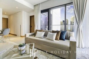 Living area - LUX The Vida Marina Residence 3 (Dubai)