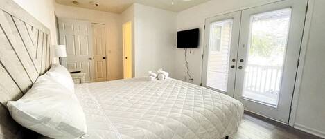 5 室のベッドルーム、WiFi、ベッドシーツ