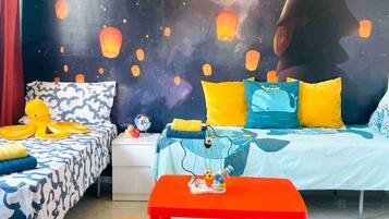 4 chambres, fer et planche Ă repasser, Wi-Fi, draps fournis