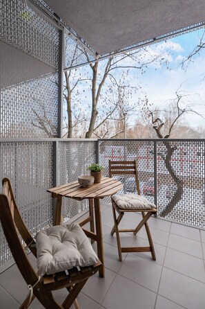 Apartamento, 1 quarto, sacada | Sacada