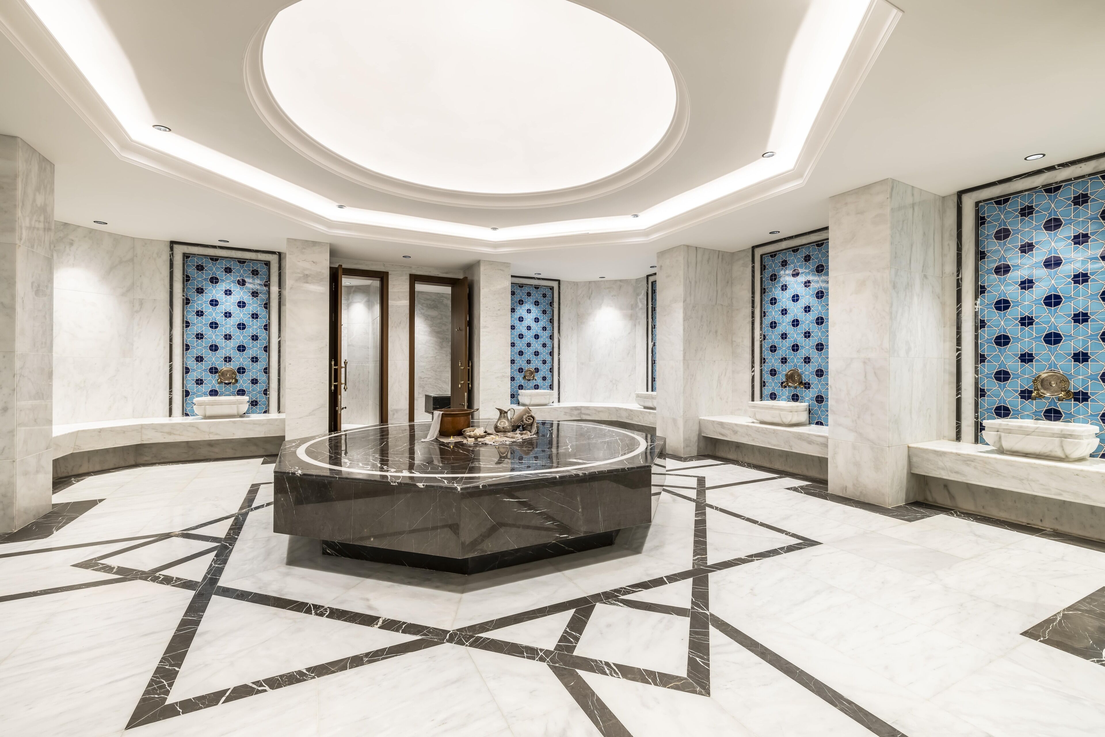 Behandlingsrum til par, sauna, dampbad, tyrkisk bad/hammam