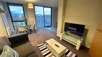 41-inch Smart TV with cable channels, Netflix, streaming services