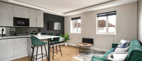 公寓, 1 間臥室 | 飯廳