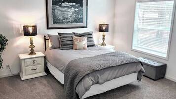 3 bedrooms, iron/ironing board, travel cot, WiFi