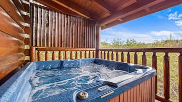 Cabin, Multiple Beds, Fireplace, Mountain View | View from room