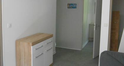 Appartement de plein pied (ancien commerce) proche toutes commodités.