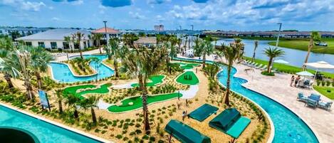 Una piscina climatizada