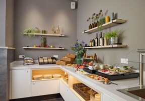 Daily buffet breakfast (EUR 21 per person)
