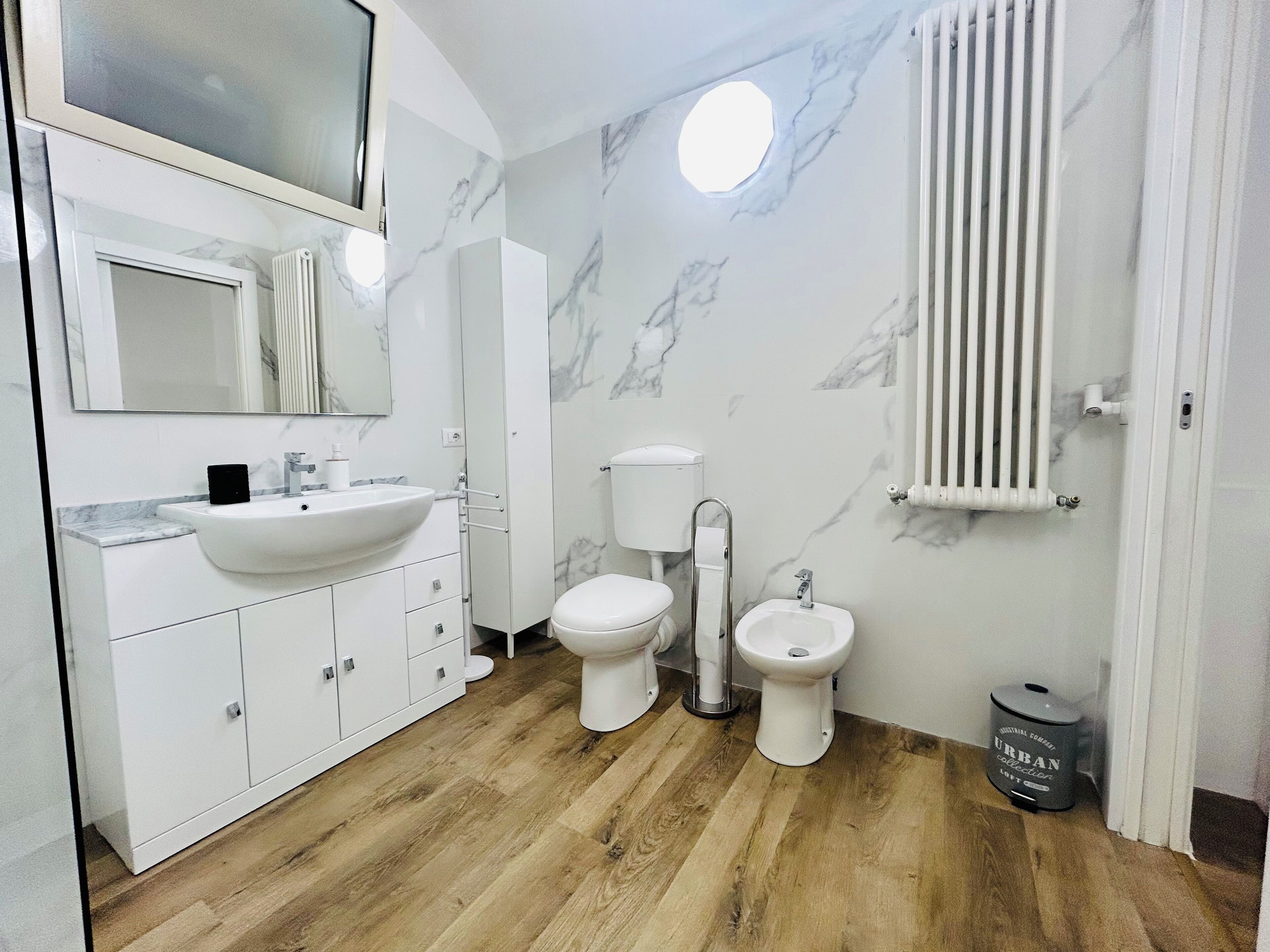 Comfort Room | Bathroom | Shower, rainfall showerhead, hair dryer, bathrobes