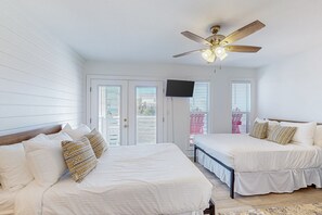 2 bedrooms, internet, bed sheets