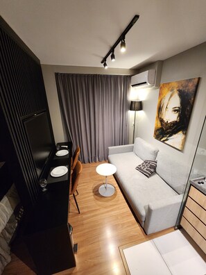 Smart TV - Smart Studio Consolação | Fully Equipped Kitchen/Complete Apart.- up to 4 People (República São Paulo)