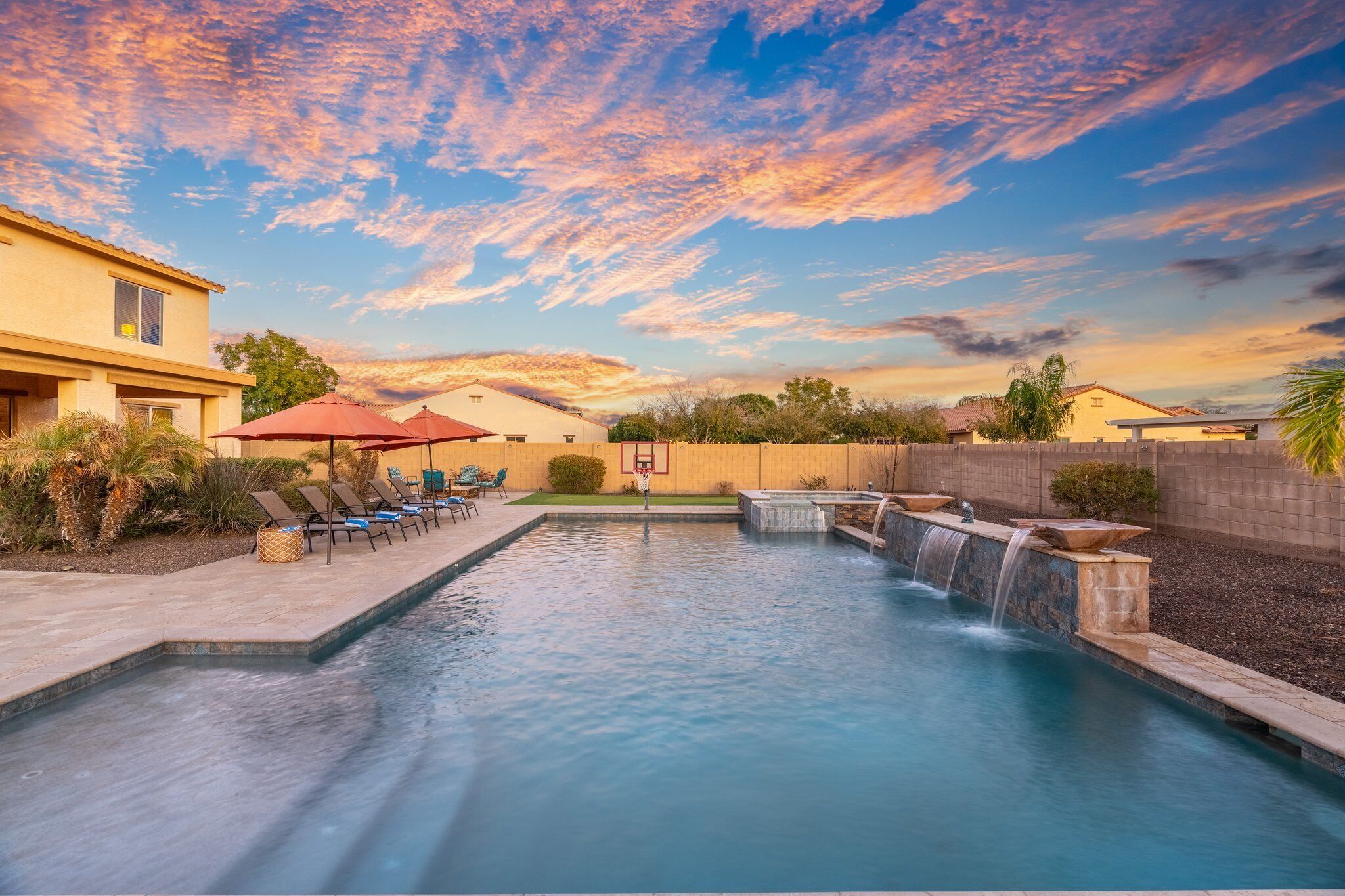 Our sunset oasis 