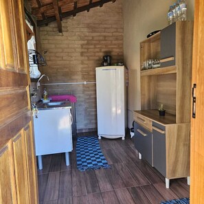 Family Chalet | Private kitchen - Canto dos Pássaros (Santo Antonio do Pinhal)