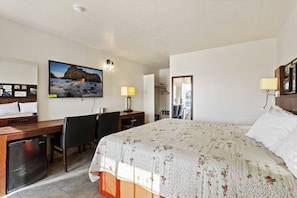 Basic Single Room | Individually decorated, individually furnished, desk, laptop workspace
