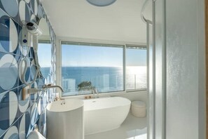 Shower, hair dryer, bidet, towels - Laguna Blu - Villa a Picco sul Mare ad Amalfi (Vietri sul Mare)