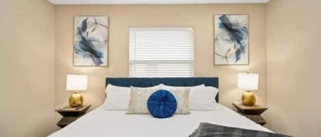 4 bedrooms, in-room safe, desk, iron/ironing board