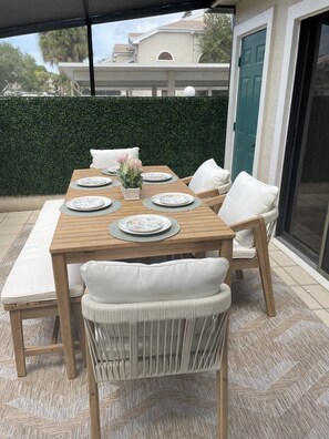 Outdoor dining - Naples Exclusive Luxury Townhouse (Naples)