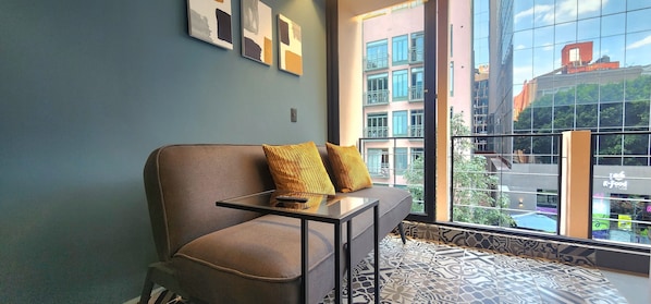 Deluxe Apartment | Living area | Smart TV