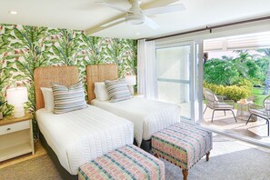 2 Schlafzimmer, Zimmersafe, Schreibtisch, Bügeleisen/Bügelbrett