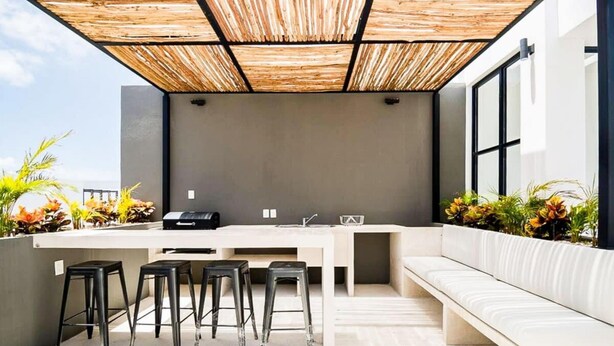 Apartment | Exterior - Joya de la Zazil 20 Av Rooftop Pool Walk to Playa Mamitas, Coco Beach, & 5 (Playa del Carmen)