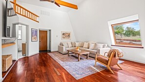 TV connectée, cheminée