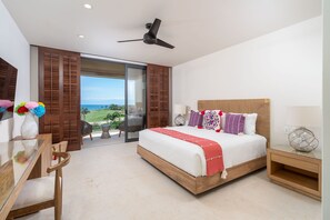 3 bedrooms, desk, iron/ironing board, free WiFi - Lux Ocean & Bay Views, Full Access, 2 Golf Carts, Plunge Pool, Cook/Cleaning (Punta de Mita)