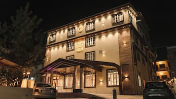 Front of property – evening/night