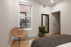 2 bedrooms, iron/ironing board, travel crib, free WiFi