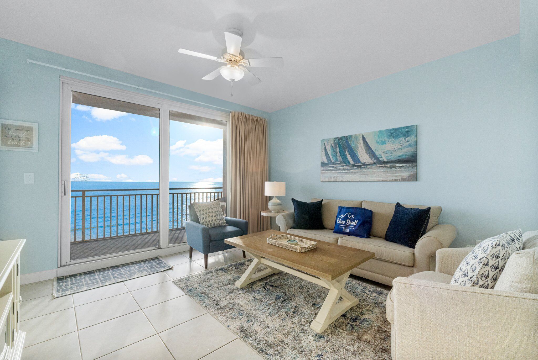 Condo, Multiple Beds, Balcony, Ocean View (Splash Resort 302w) | Living area
