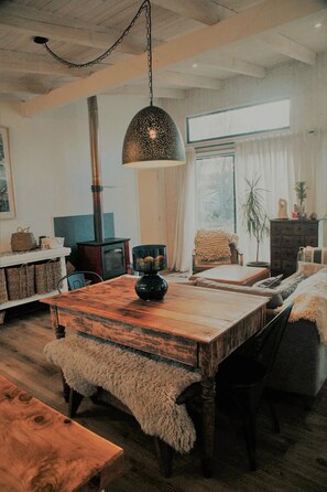 Living area - Hermoso Lodge Para dos Personas en Malalcahuello (Curacautin)