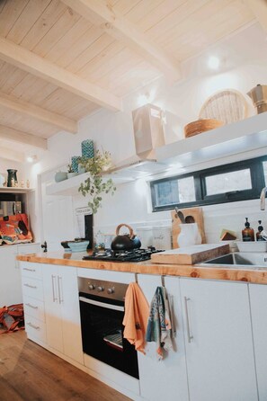 Private kitchen - Hermoso Lodge Para dos Personas en Malalcahuello (Curacautin)