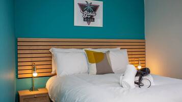 1 dormitorio, escritorio, tabla de planchar con plancha y wifi gratis