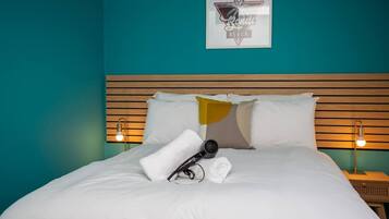 1 soverom, skrivebord, strykejern/-brett og wi-fi (inkludert)