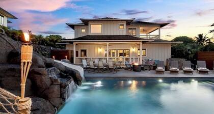 Legendary Estate 50 Steps to Maui’s Best Beach! New! 5 Bedroom, Pool With Slide!