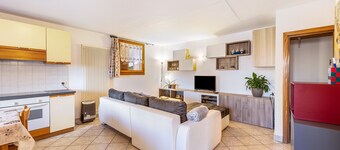 Apartment 'Tesero Margherita' with Mountain View, Shared Garden and Wi-Fi
