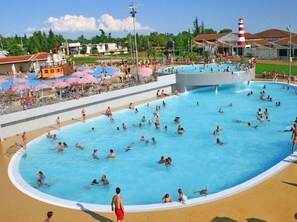 Pool - Ferienanlage Park Umag Mobilehome Happy Premium für 7 Personen (Umag)