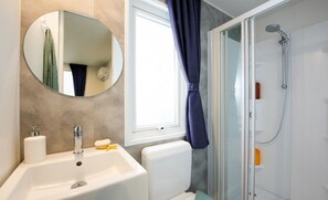 Shower, hair dryer