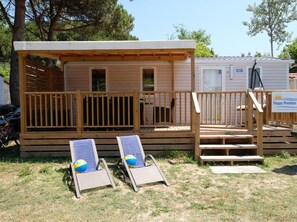 Exterior - Ferienanlage La Masseria Mobilehome Happy Premium für 5 Personen (Gallipoli)